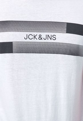 Camiseta Blanco-Negro Jack & Jones