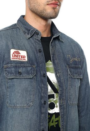 Camisa Azul Jack & Jones