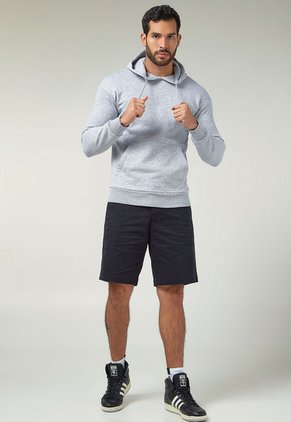 Hoodie Gris-Negro-Rojo Jack & Jones