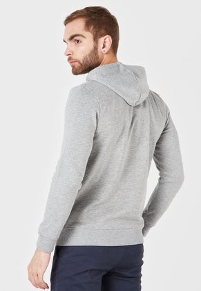 Hoodie Gris-Blanco-Azul Jack & Jones