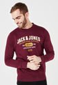 Buzo Vinotinto-Blanco-Mostaza Jack & Jones de Jack & Jones
