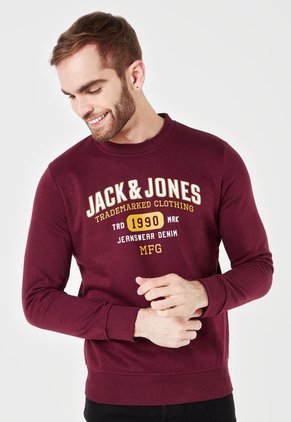 Buzo Vinotinto-Blanco-Mostaza Jack & Jones