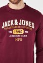 Buzo Vinotinto-Blanco-Mostaza Jack & Jones de Jack & Jones