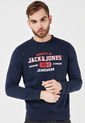 Buzo Azul-Blanco-Rojo Jack & Jones de Jack & Jones