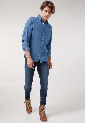 Camisa Denim Azul Claro Jack & Jones