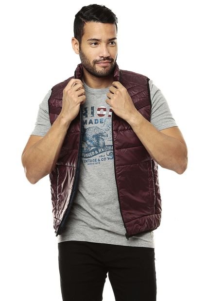 Chaleco Vinotinto Jack & Jones