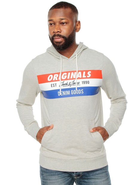 Buy Jack Jones grey Originals Sweatshirt for Men in MENA, Worldwide