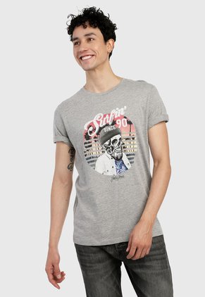 Camiseta Gris Jack & Jones