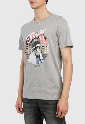 Camiseta Gris Jack & Jones