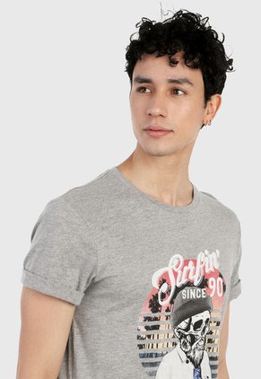 Camiseta Gris Jack & Jones