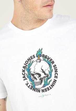 Camiseta Blanco-Multicolor Jack & Jones