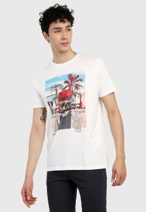 Camiseta Blanco-Multicolor Jack & Jones