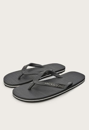Sandalia Plana Negro-Blanco-Gris Jack & Jones Basic