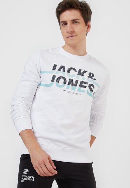 Buzo Blanco-Negro-Azul Jack & Jones