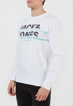 Buzo Blanco-Negro-Azul Jack & Jones