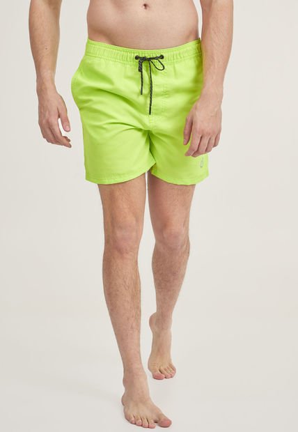 Pantaloneta de Baño Verde Neón-Azul-Negro Jack & Jones