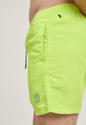 Pantaloneta de Baño Verde Neón-Azul-Negro Jack & Jones