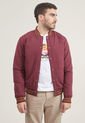 Chaqueta Bomber Vinotinto-Ocre Jack & Jones de Jack & Jones