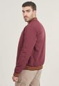 Chaqueta Bomber Vinotinto-Ocre Jack & Jones de Jack & Jones
