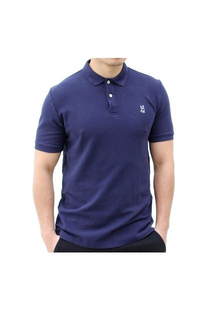 Camiseta Polo Azul Jack Supplies