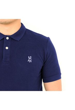 Camiseta Polo Azul Jack Supplies