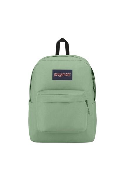 Morral Jansport Superbreak Plus Hombre-Verde/Negro