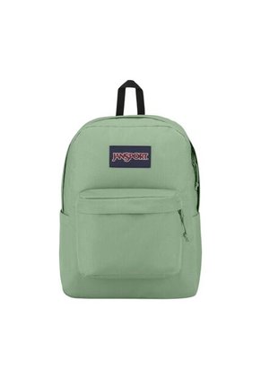 Morral Jansport Superbreak Plus Hombre-Verde/Negro