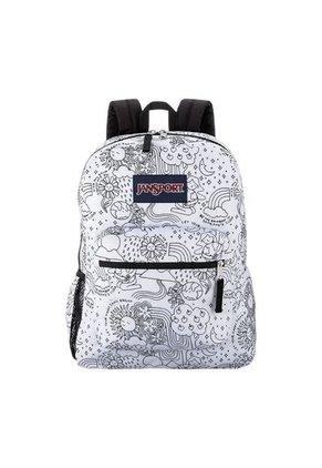 Morral Jansport Cross Town Mujer-Negro/Blanco