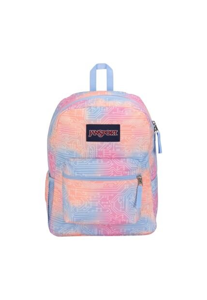 Morral Jansport Cross Town Mujer-Rosa/Naranja