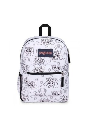 Morral Jansport Cross Town Mujer-Blanco/Negro