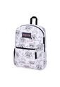 Morral Jansport Cross Town Mujer-Blanco/Negro de JanSport