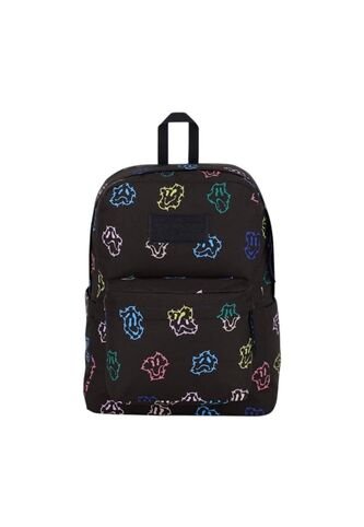 Morral Jansport Superbreak Plus Mujer-Negro/Multicolor JanSport