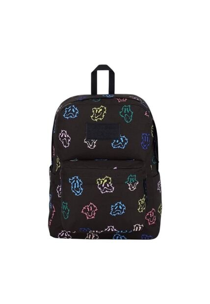 Morral Jansport Superbreak Plus Mujer-Negro/Multicolor