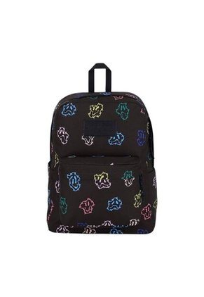 Morral Jansport Superbreak Plus Mujer-Negro/Multicolor