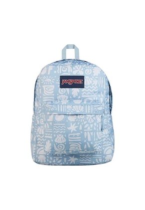 Morral Jansport Superbreak Plus Mujer-Azul/Blanco