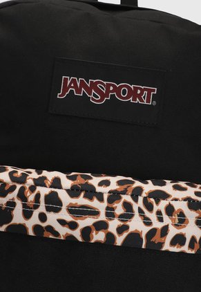 Morral  Negro-Animal Print JanSport