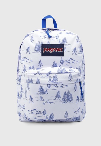 Morral  Blanco-Azul JanSport SuperBreak Plus