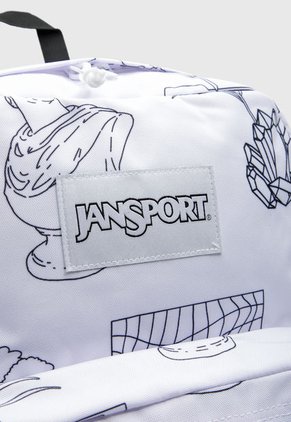 Morral Blanco-Negro JanSport SuperBreak