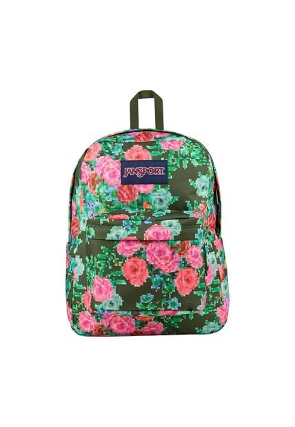 Morral Jansport Superbreak Mujer-Verde