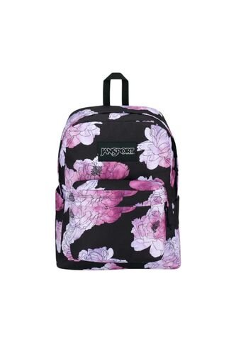 Morral Jansport Superbreak Plus Mujer-Negro/Rosa JanSport