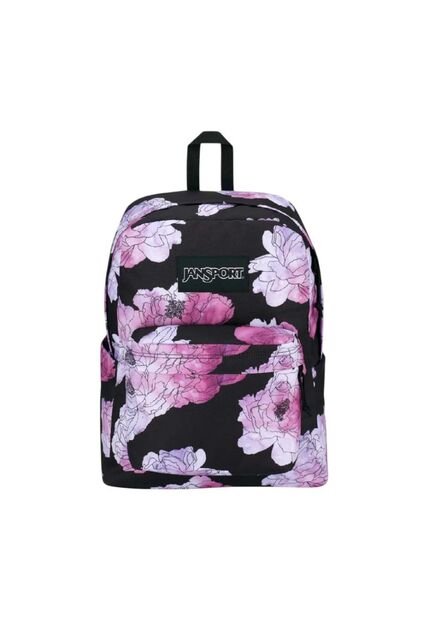 Morral Jansport Superbreak Plus Mujer-Negro/Rosa