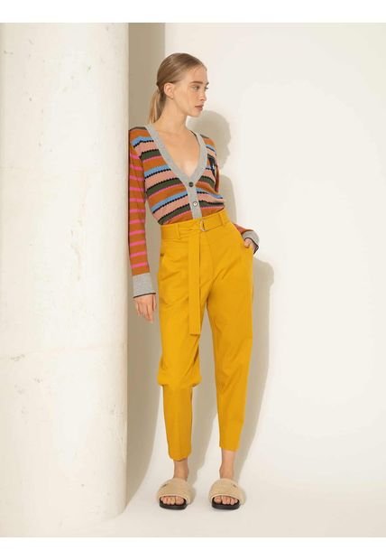 Pantalon Amarillo Jazmin Chebar L4110133603002