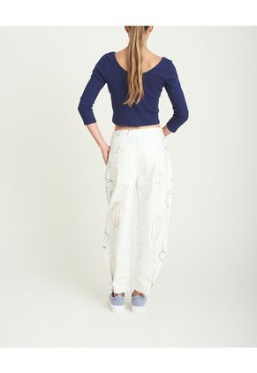 Top Azul Jazmin Chebar L4100103801002