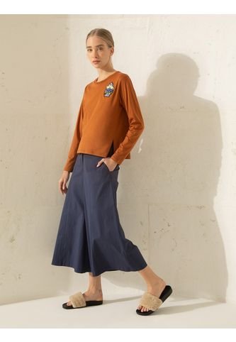 Camiseta Marrón Jazmin Chebar L4100020319002 JAZMIN CHEBAR