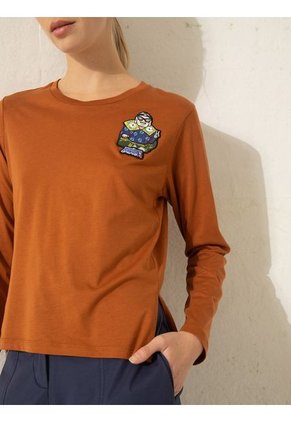 Camiseta Marrón Jazmin Chebar L4100020319002