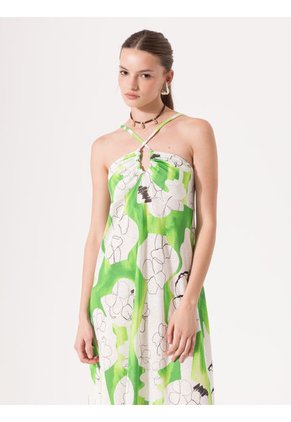 Vestido Portugal L4655011700.003 Verde