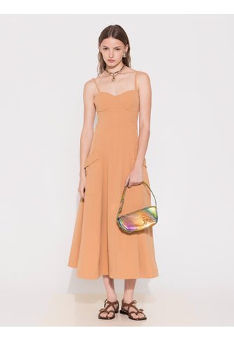 Vestido Cande L4650014303.002 Marron JAZMIN CHEBAR