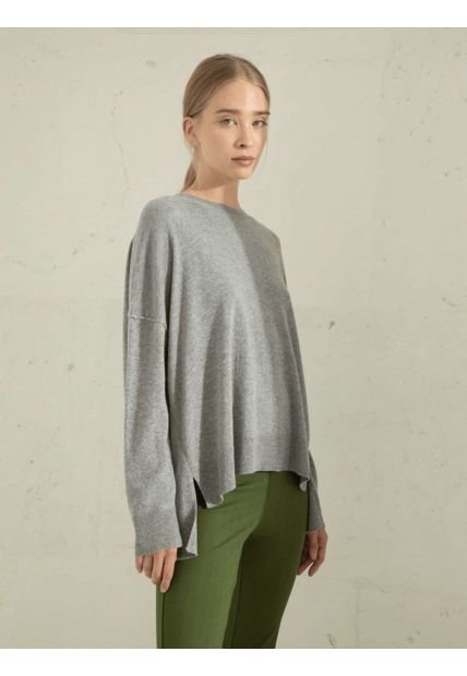 SWEATER JACOB GRIS MELANGE