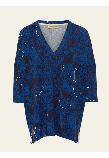 Camiseta Azul Jazmin Chebar L4100041801003