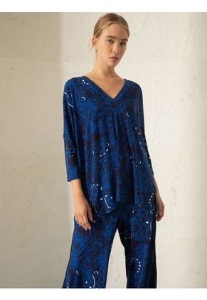 Camiseta Azul Jazmin Chebar L4100041801003